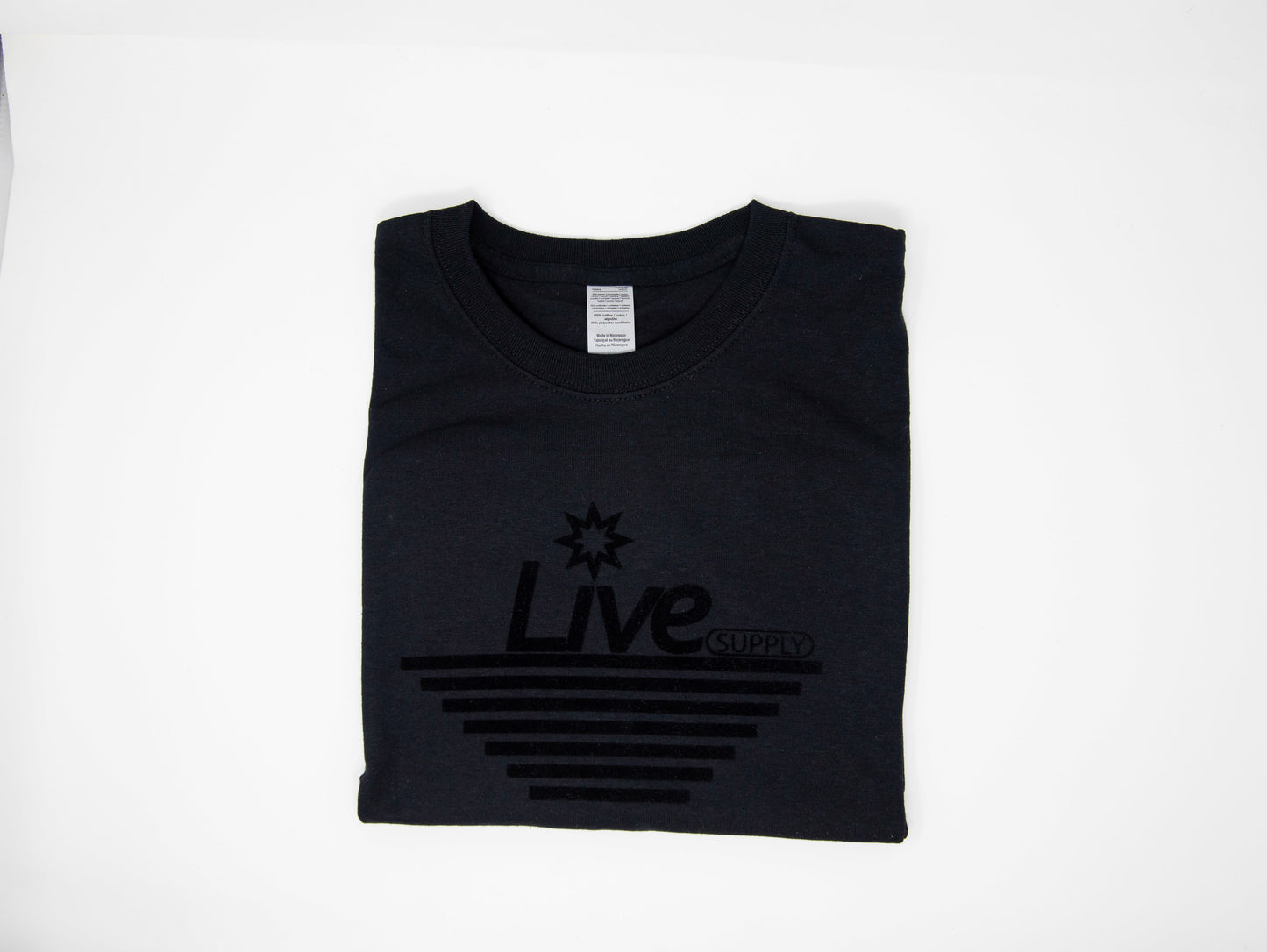 Flocked Logo Tee
