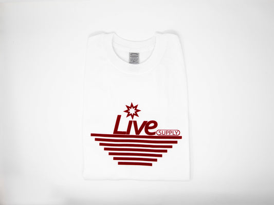 Flocked Logo Tee