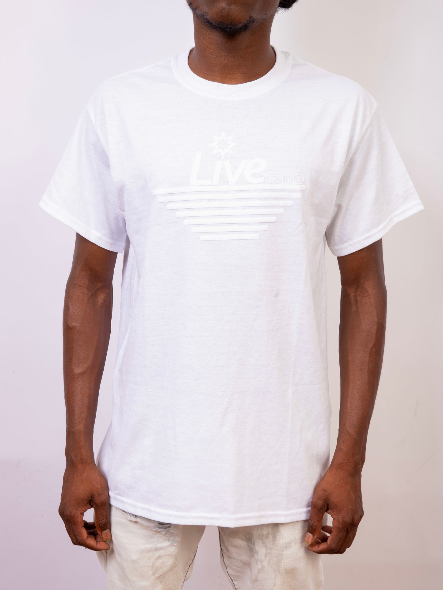 Flocked Logo Tee